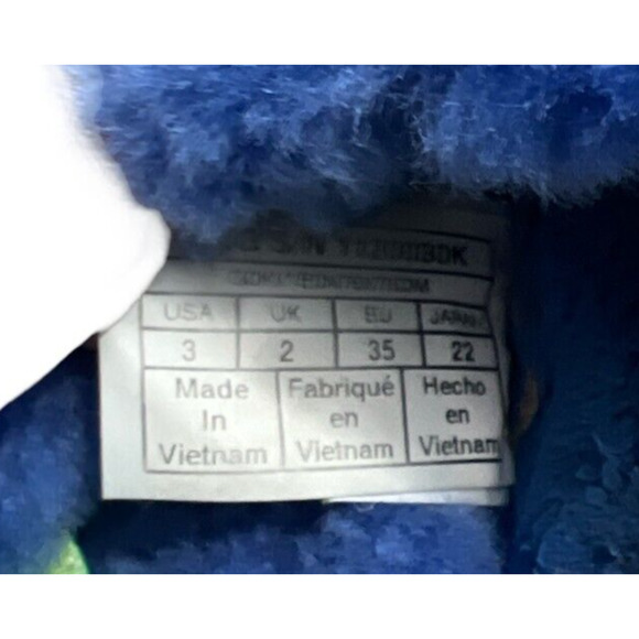 UGG Fluff Yeah Slide‎ Neon Blue Size 3 - Picture 2 of 6